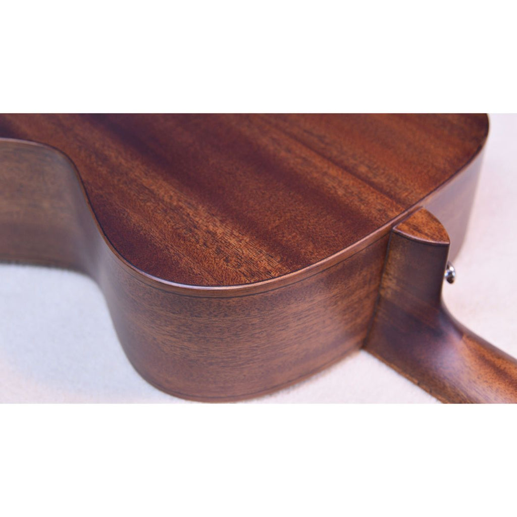 chitarra acustica elettrificata crafter t-16e n pro vista del retro del corpo