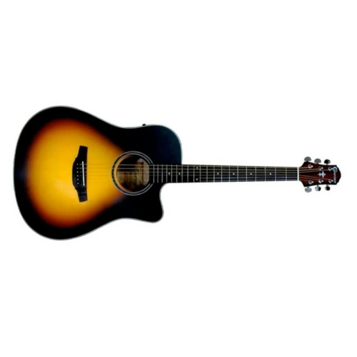 chitarra acustica elettrificata dreadnought per principiante o intermedio crafter HD-100CE VS vista frontale