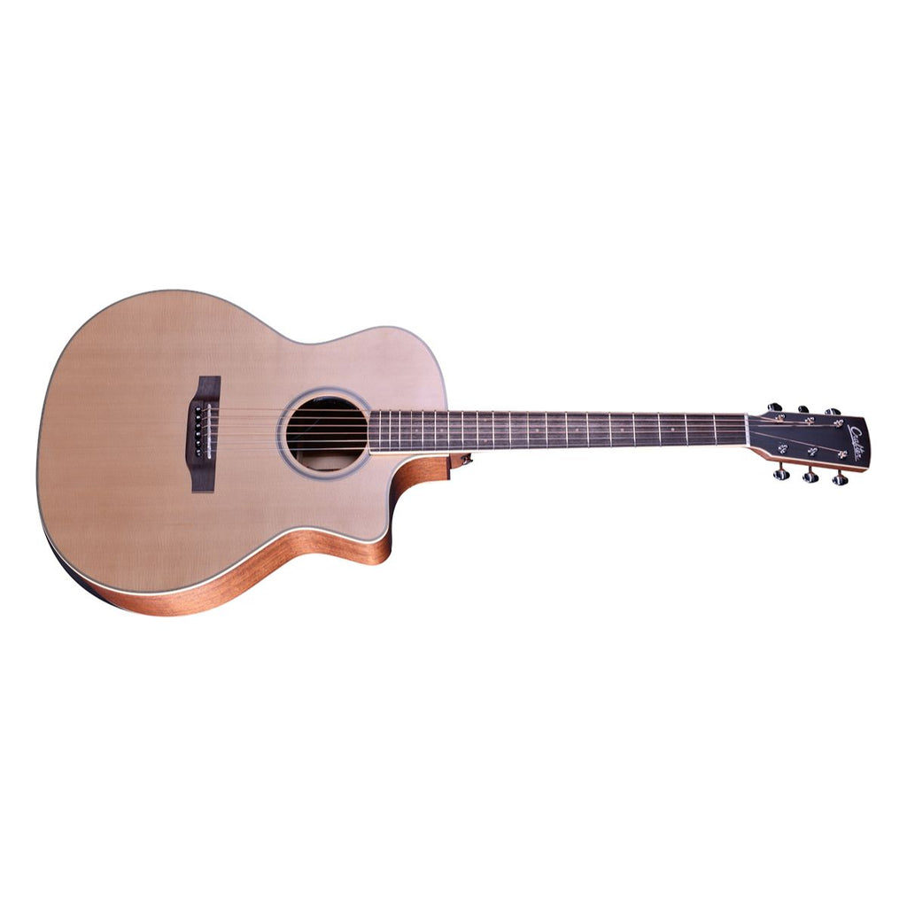 chitarra acustica elettrificata interamente in legno massello crafter es-gmahoce vista frontale