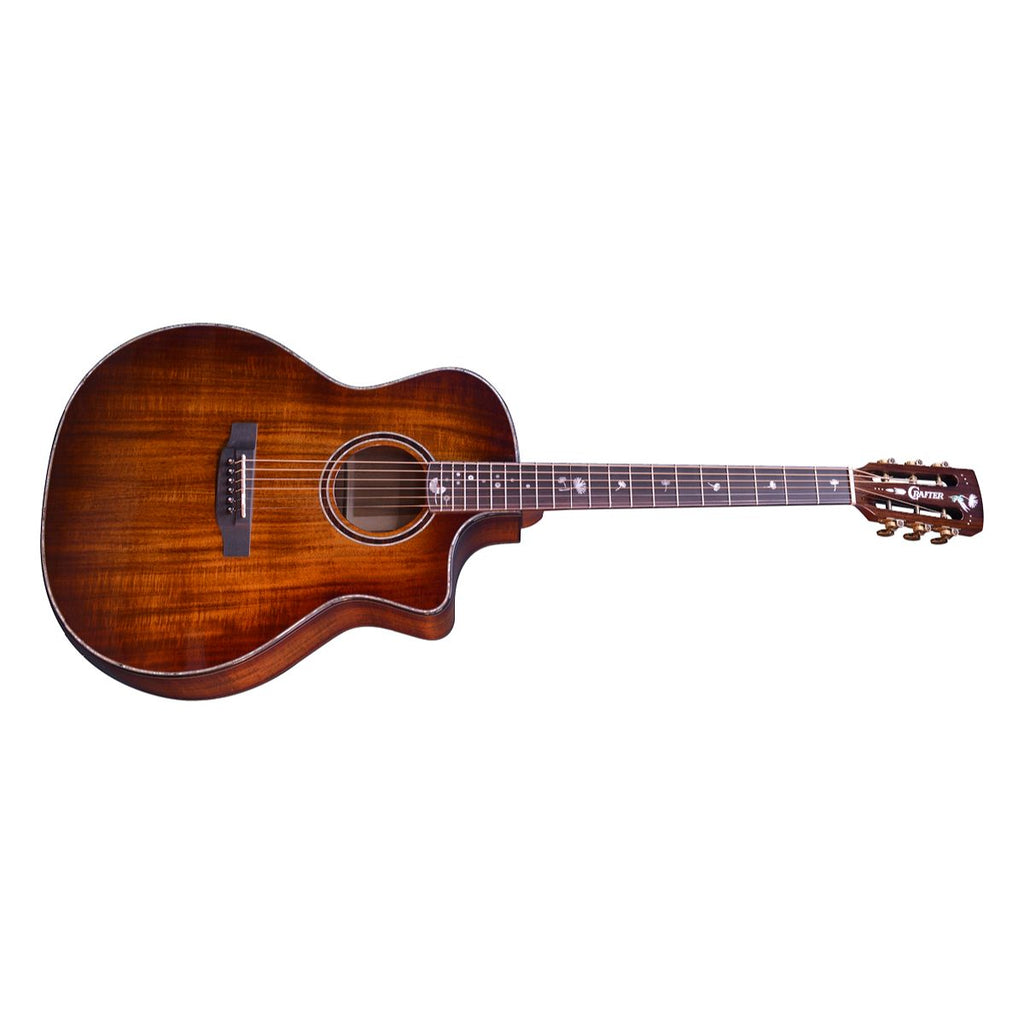 chitarra acustica elettrificata interamente in massello crafter g-2500ce alk dl vista frontale