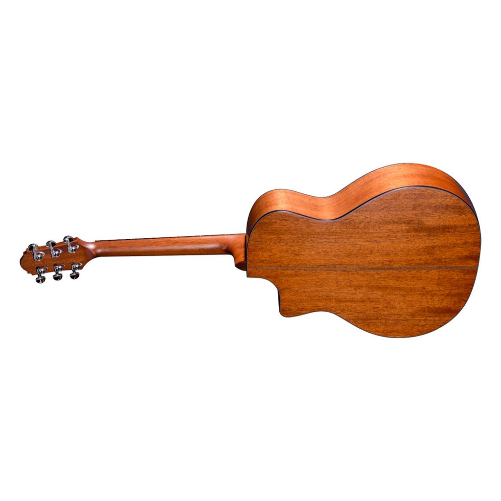 chitarra acustica elettrificata professionale crafter tb gmaho ce vista del retro