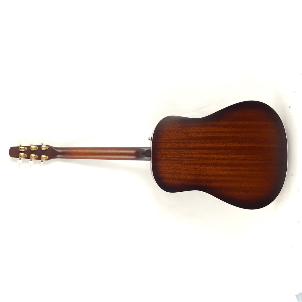 chitarra acustica professionale Seagull Maritime SWS Mahogany Burnt Umber GT QIT usata vista del retro