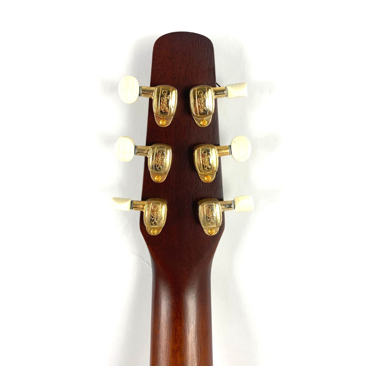 chitarra acustica professionale Seagull Maritime SWS Mahogany Burnt Umber GT QIT usata vista delle meccaniche