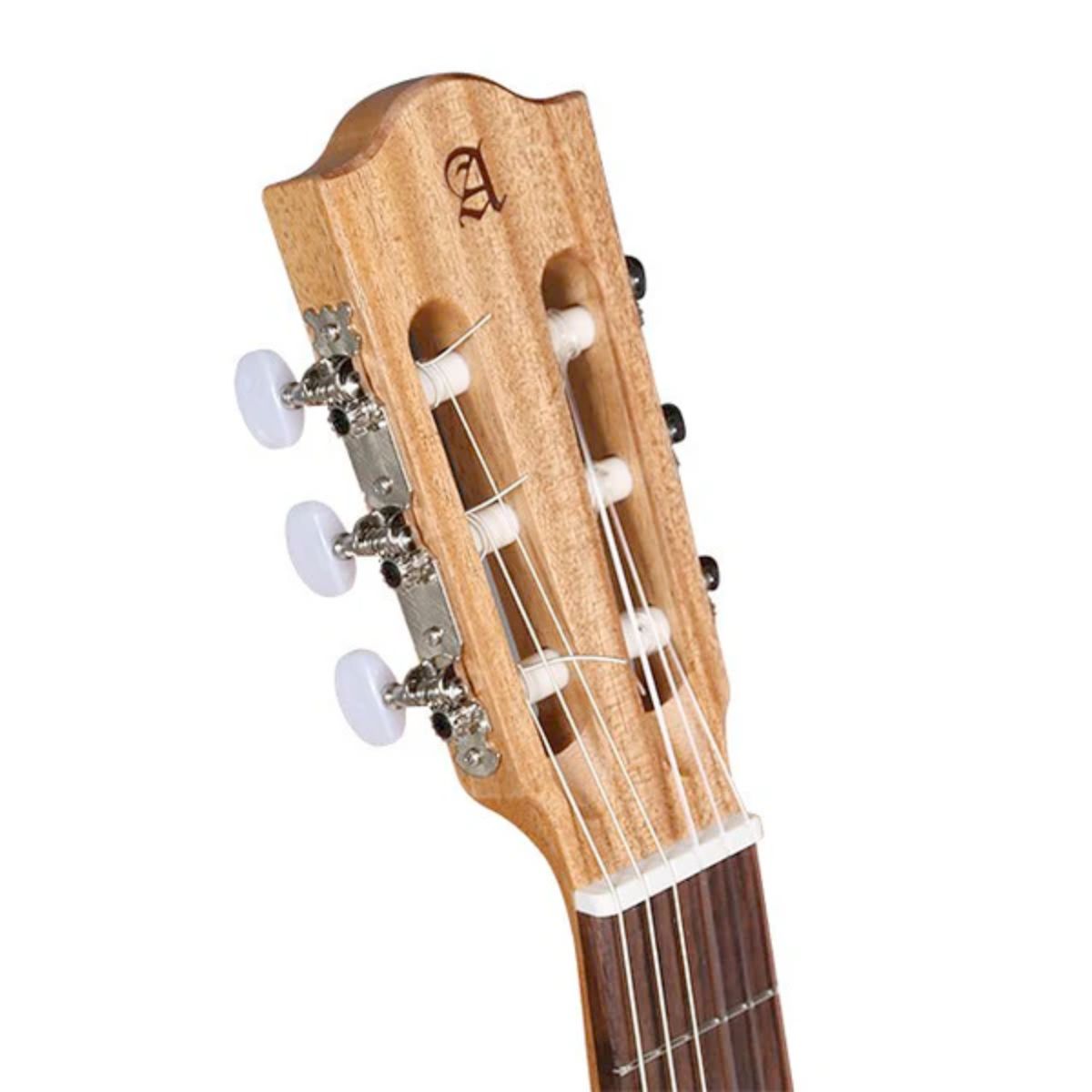 chitarra classica per principiante alhambra z nature con custodia vista della paletta