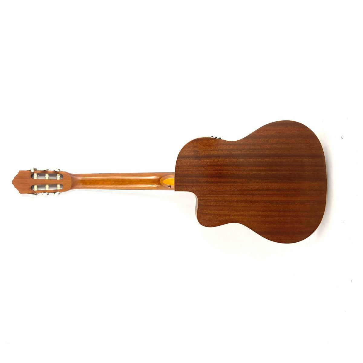 chitarra classica elettrificata ortega rce 131 usata vista del retro