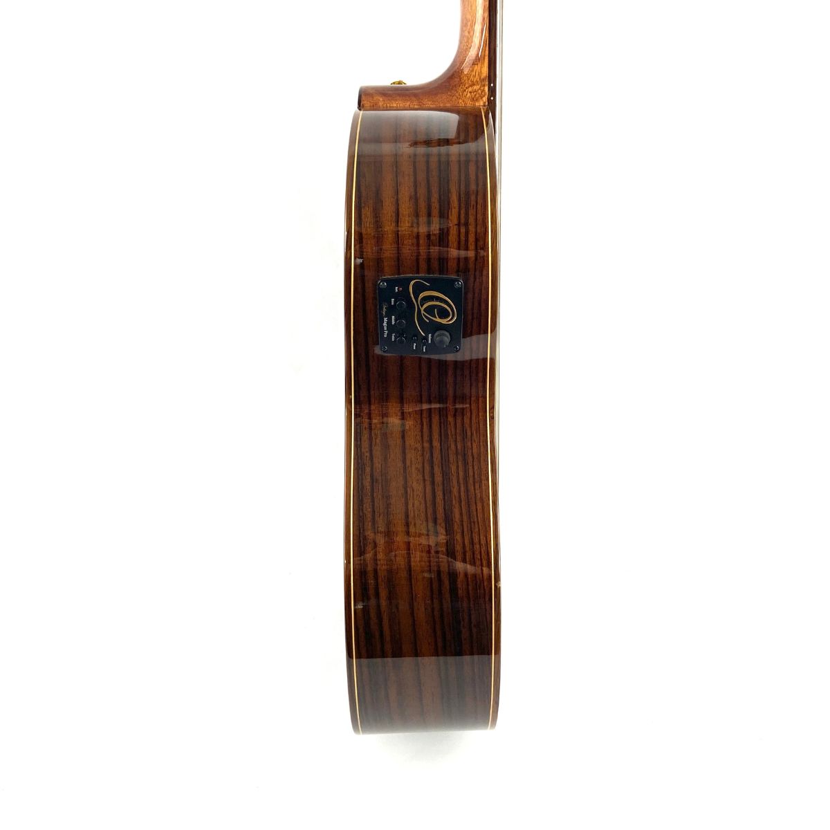 chitarra classica elettrificata professionale ortega rce159sn usata vista laterale dx