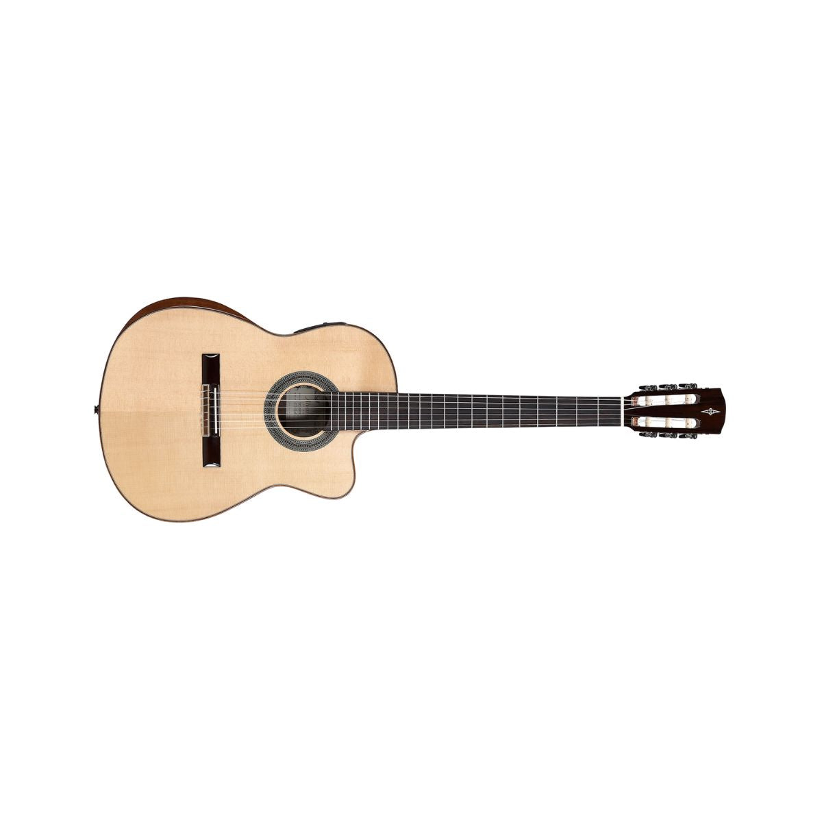 chitarra classica elettrificata professionale alvarez cc7cear open box vista frontale