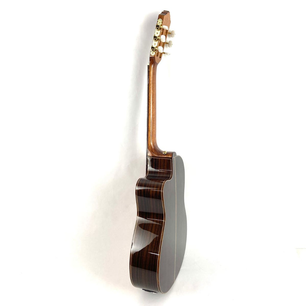chitarra classica elettrificata professionale ortega rce159sn usata vista laterale sx