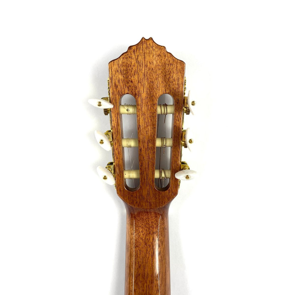 chitarra classica elettrificata professionale ortega rce159sn usata vista delle meccaniche