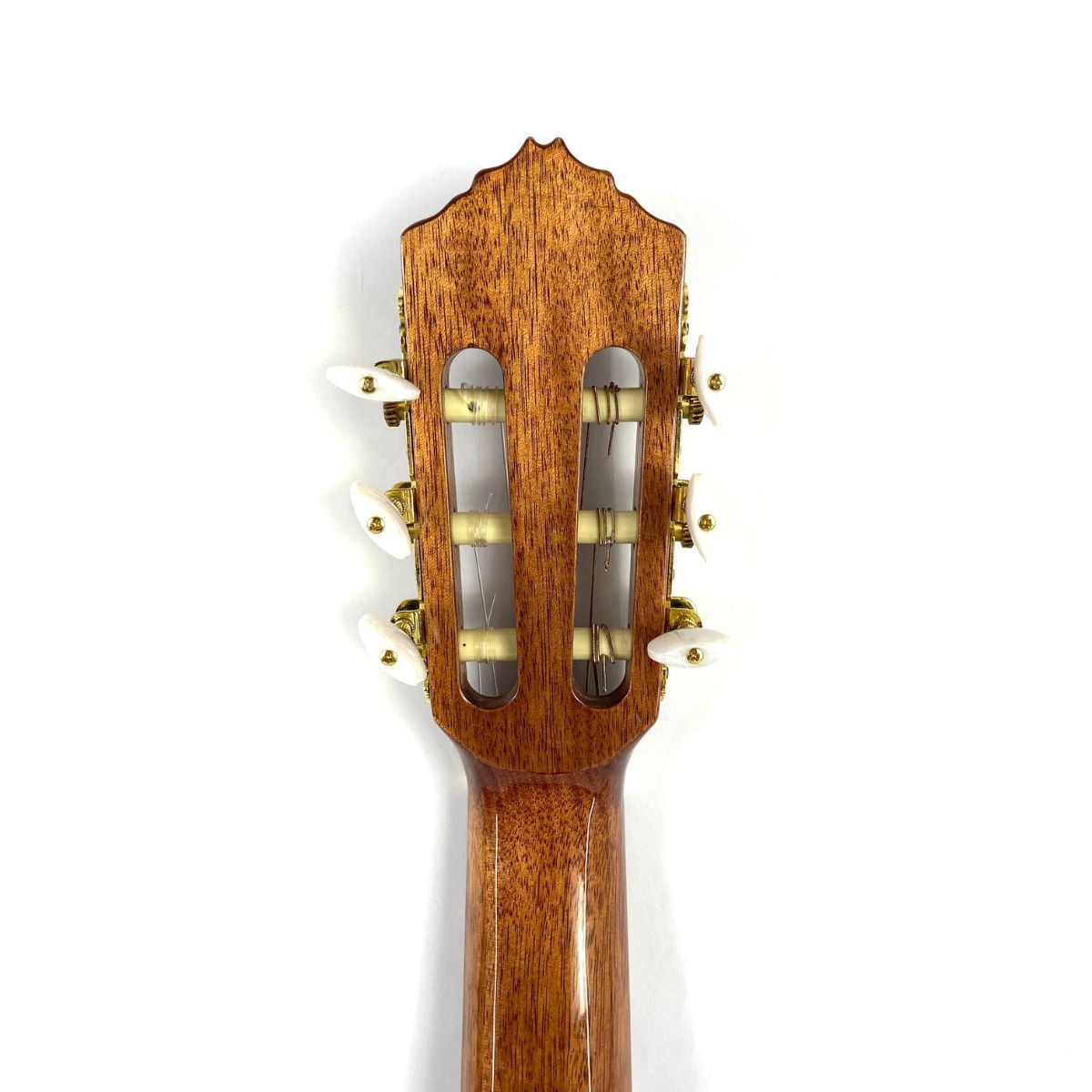 chitarra classica elettrificata professionale ortega rce159sn usata vista delle meccaniche