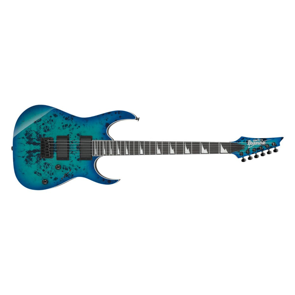 chitarra elettrica ibanez grg221pa aqua burst vista frontale