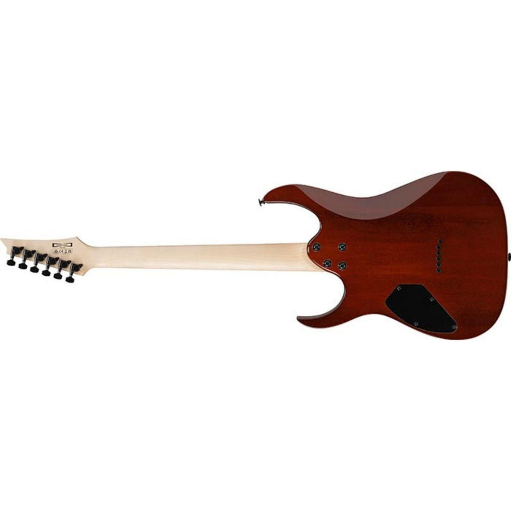 chitarra elettrica ibanez grg221pa aqua burst vista del retro