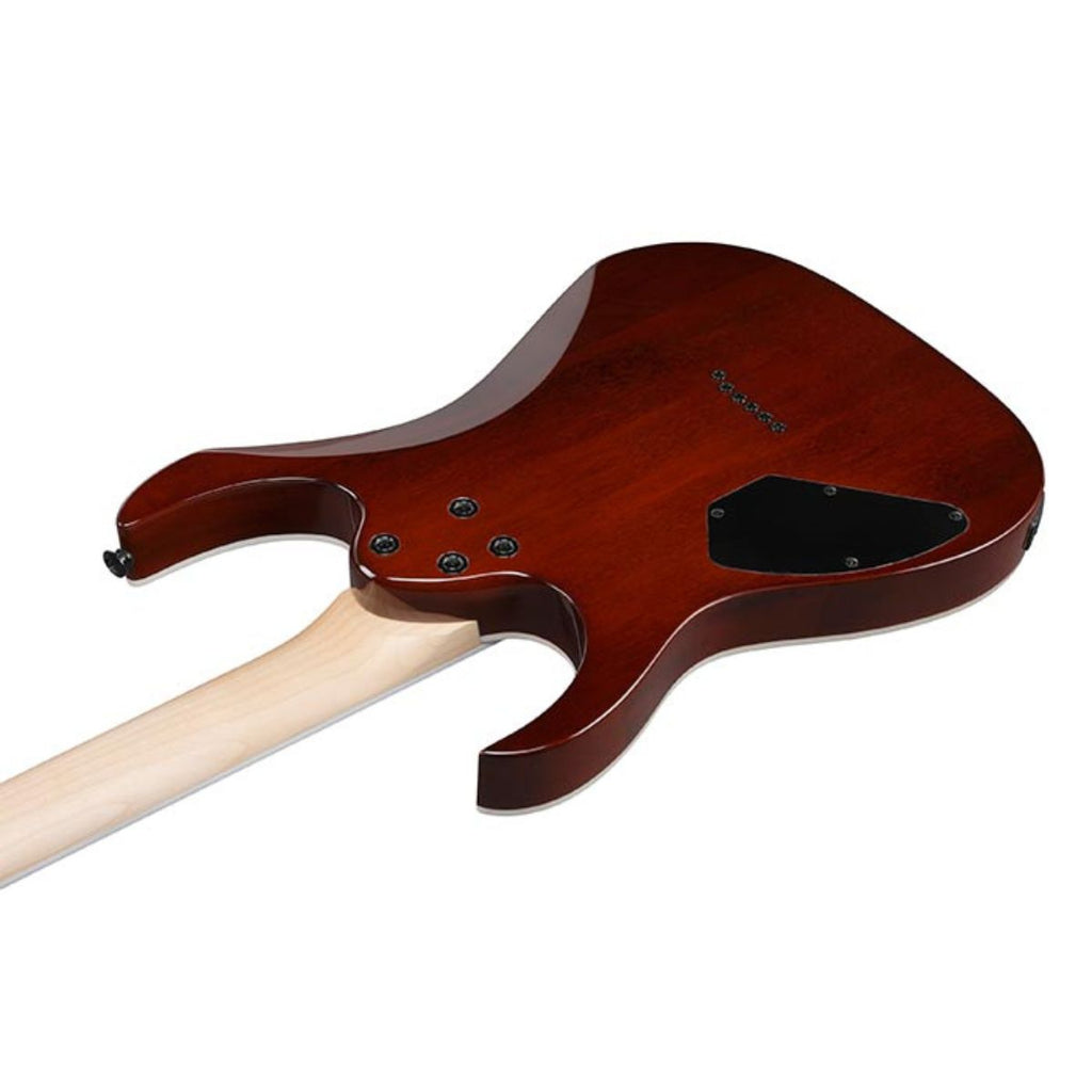 chitarra elettrica ibanez grg221pa aqua burst vista del retro del corpo