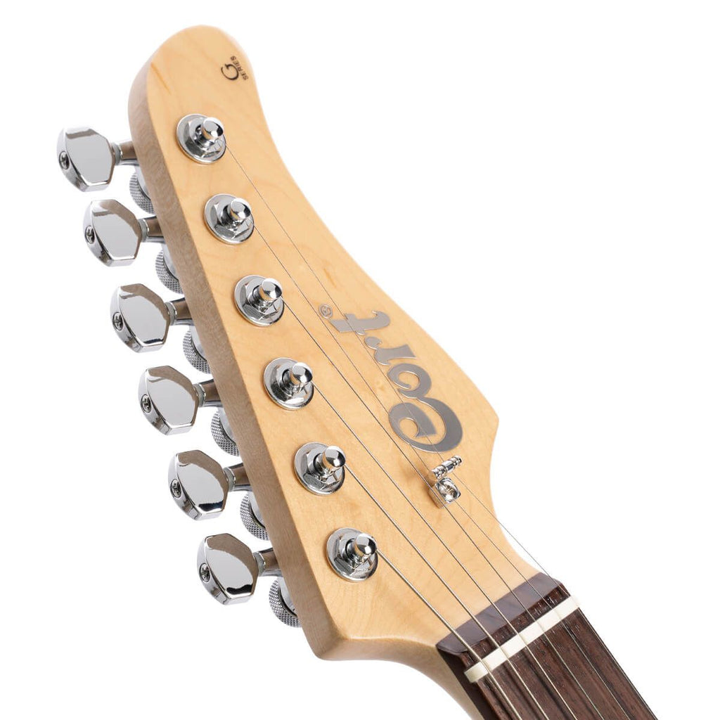 chitarra elettrica cort gr820 select am amber vista della paletta