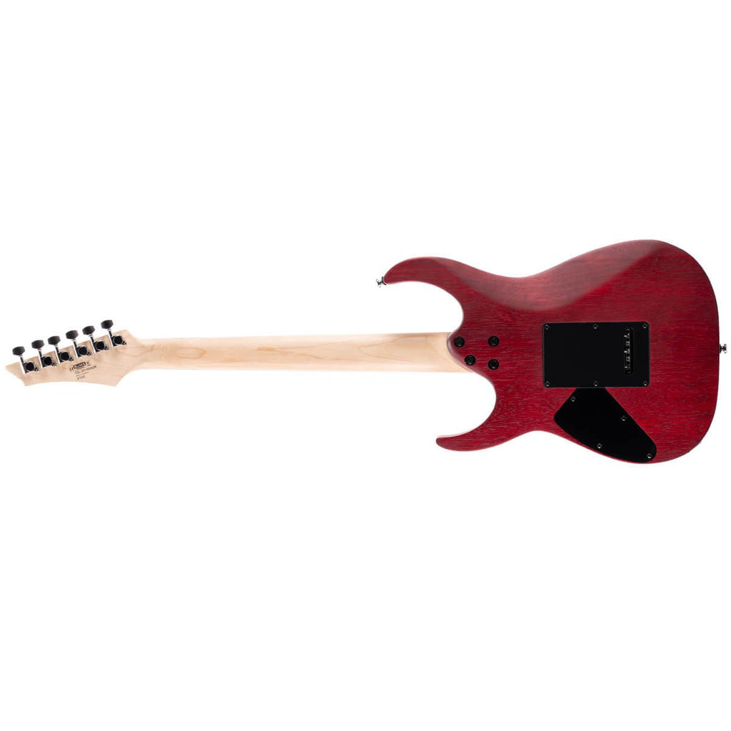chitarra elettrica cort x100 opbc vista del retro