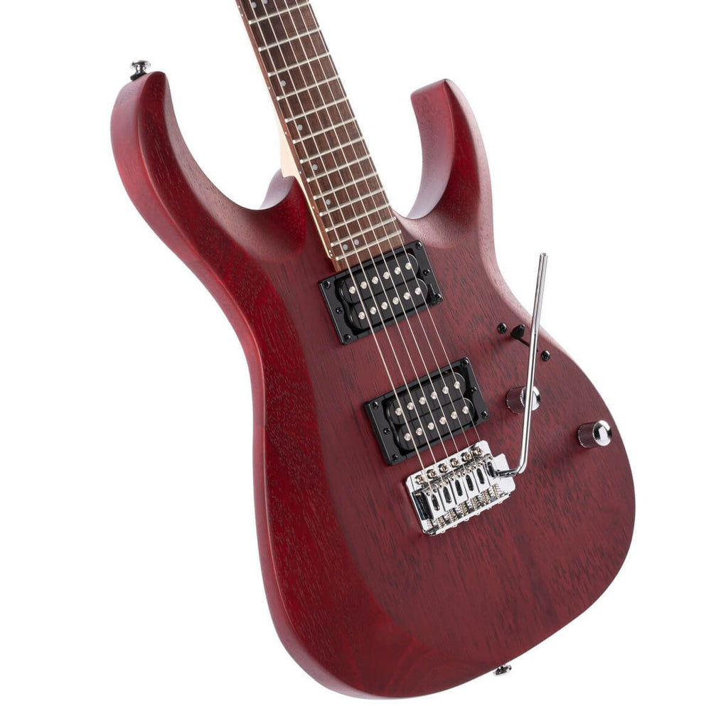 chitarra elettrica cort x100 opbc vista del corpo frontale