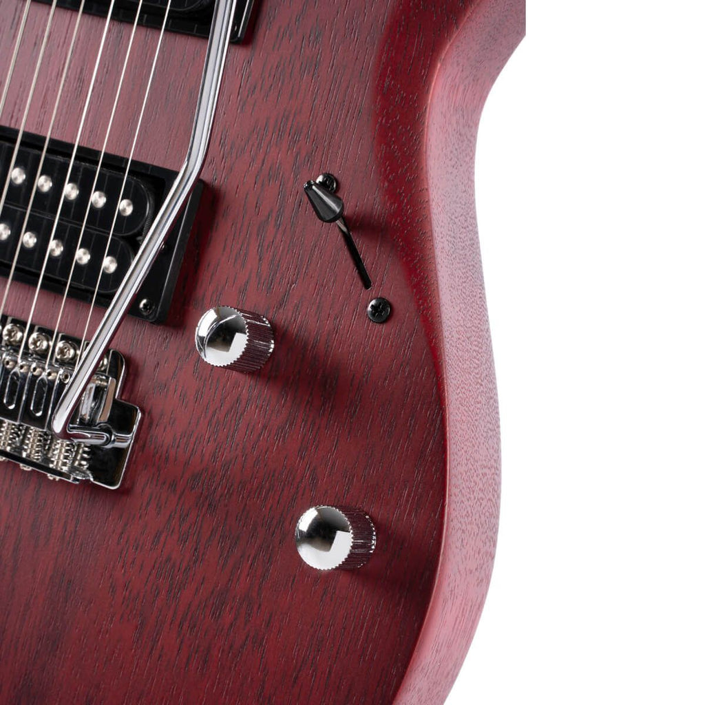 chitarra elettrica cort x100 opbc vista dei controlli