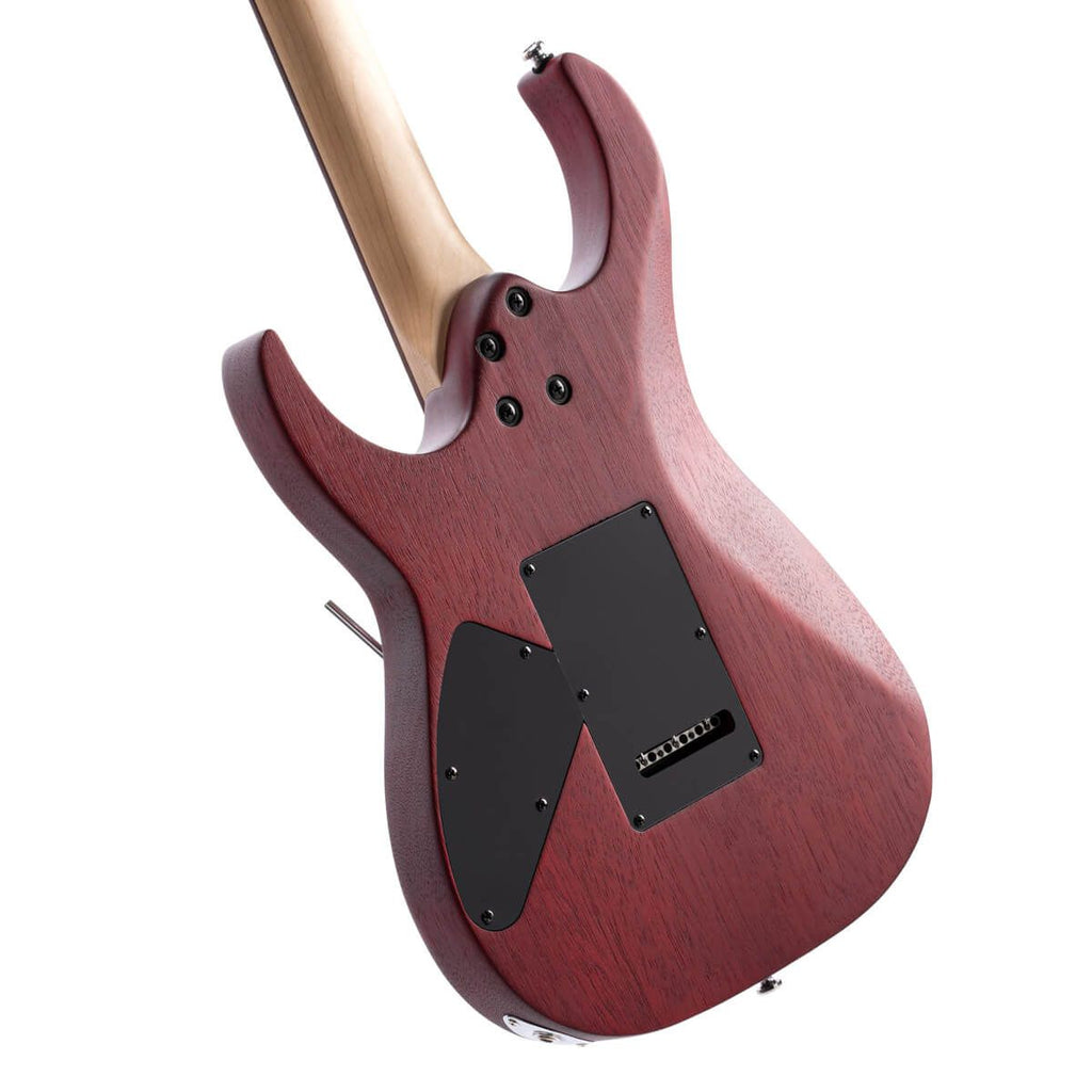 chitarra elettrica cort x100 opbc vista del retro del corpo