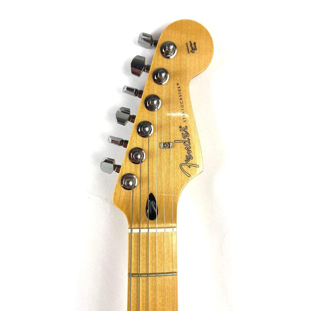 chitarra elettrica fender player strat mn blk 2022 usata vista della paletta