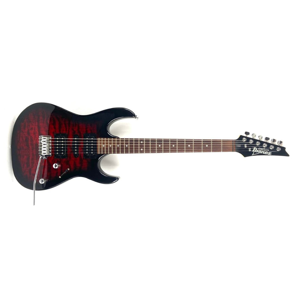 chitarra elettrica ibanez gio grx70qa usata vista frontale