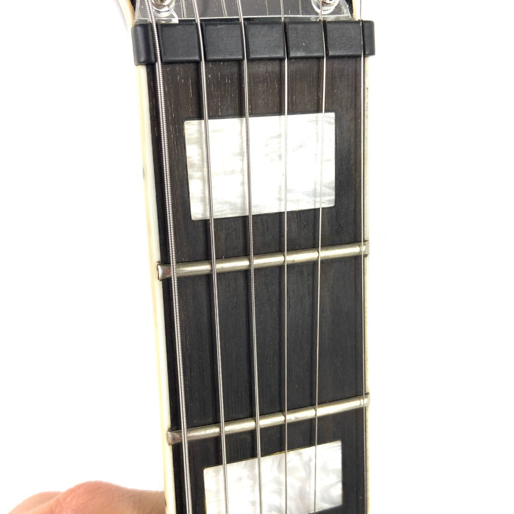 chitarra elettrica paul stanley signature ibanez ps60 nera usata vista della tastiera