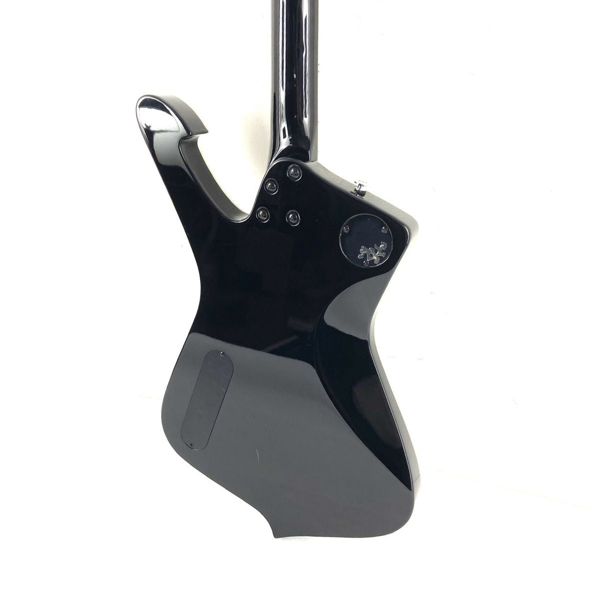 chitarra elettrica paul stanley signature ibanez ps60 nera usata vista del retro del corpo