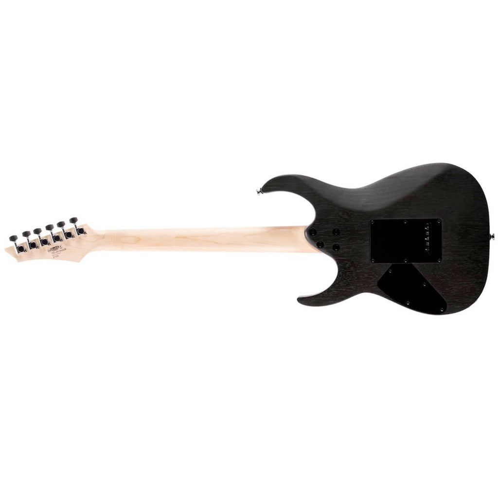 chitarra elettrica per principianti cort x100 opbb open box vista del retro