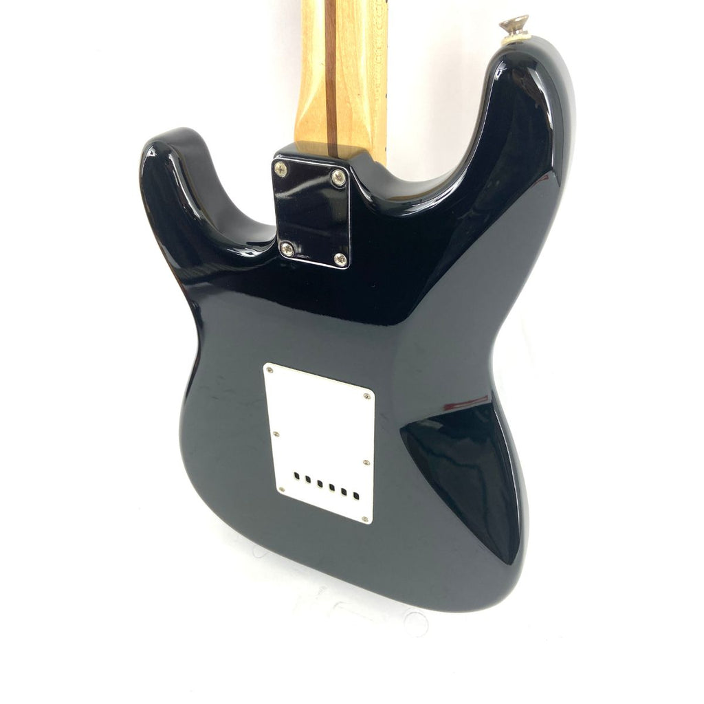 chitarra elettrica professionale Fender stratocaster standard messicana mn bk 1993 2066221 vista del retro del corpo laterale