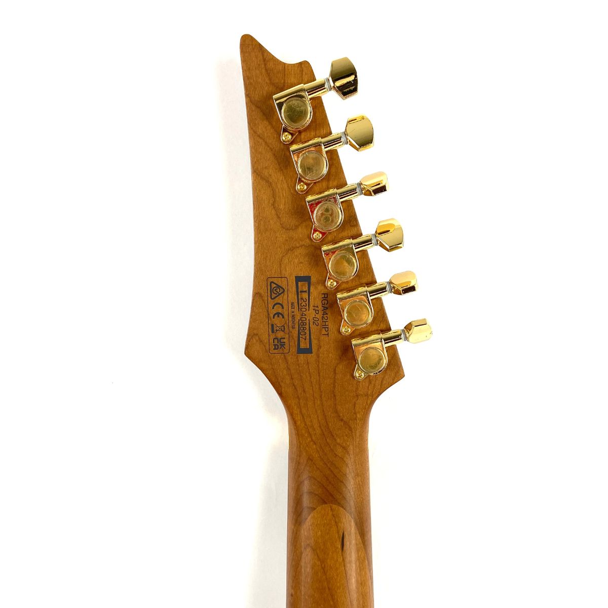 chitarra elettrica professionale con floyd rose ibanez rga42hpt usata vista delle meccaniche