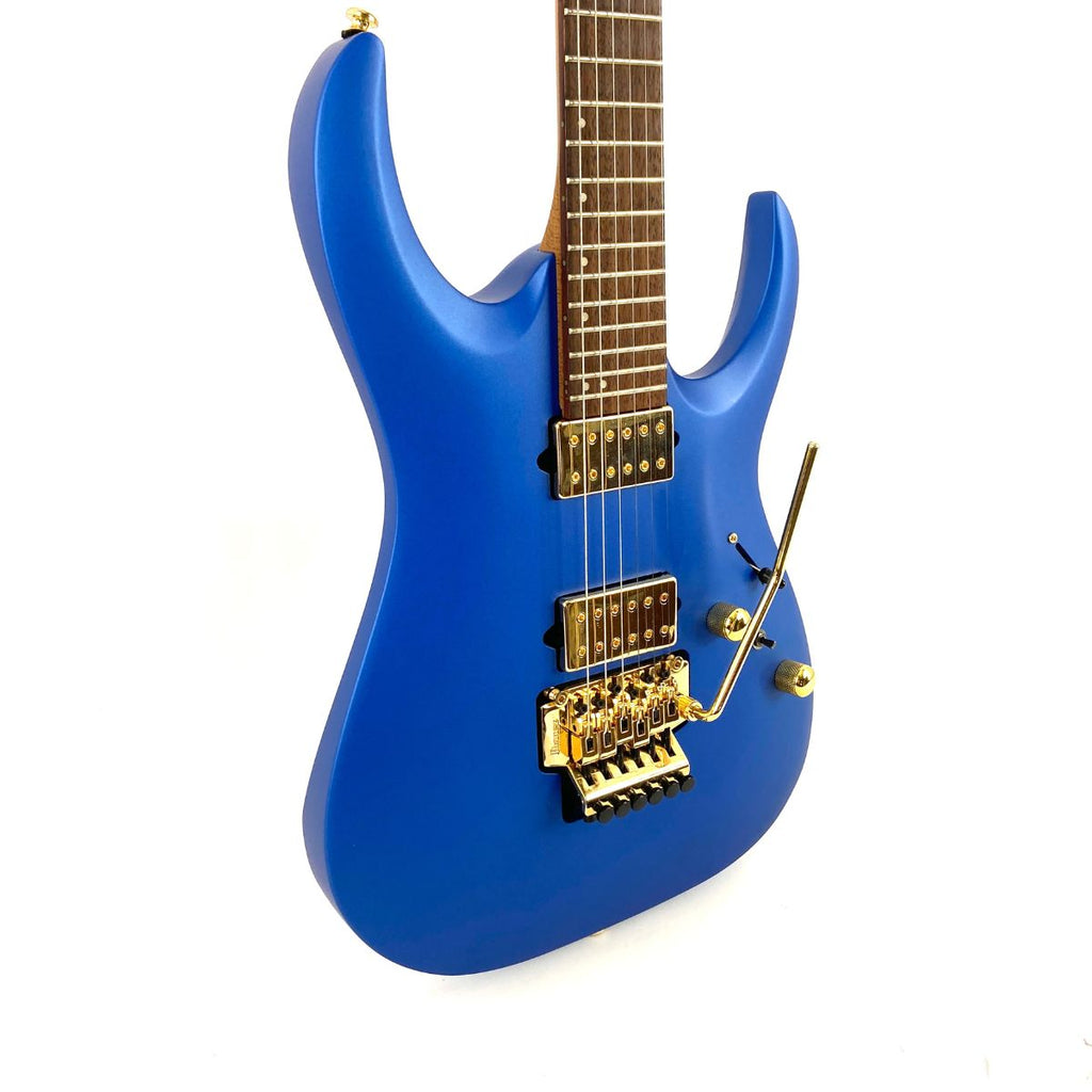 chitarra elettrica professionale con floyd rose ibanez rga42hpt usata vista del corpo laterale