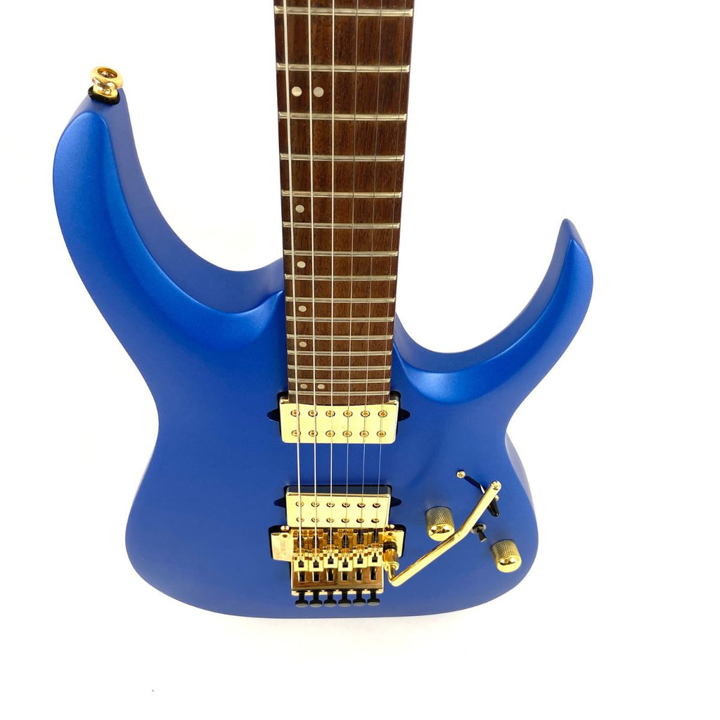 chitarra elettrica professionale con floyd rose ibanez rga42hpt usata vista dall'alto