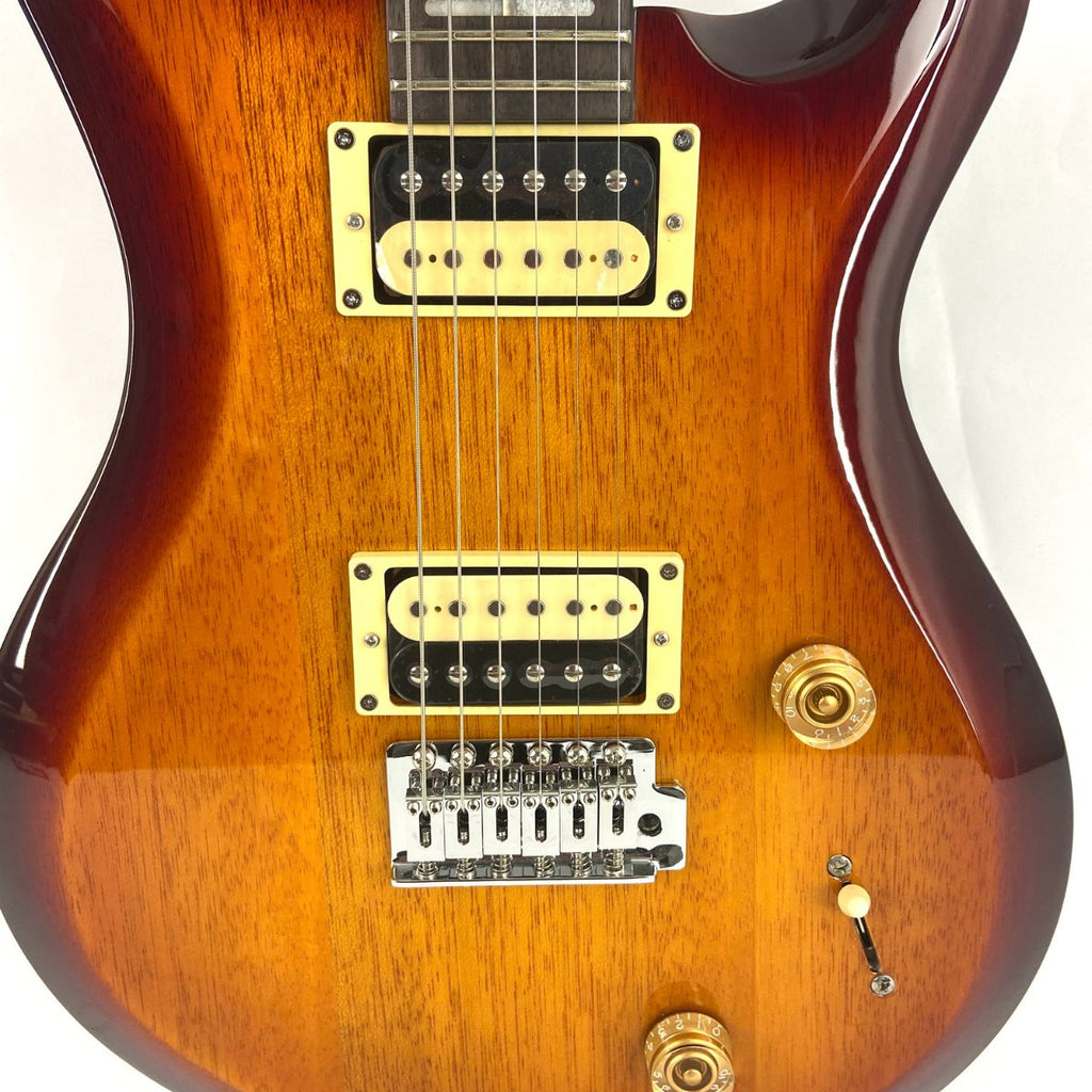 chitarra elettrica sire larry carlton q3 sunburst usata vista del corpo