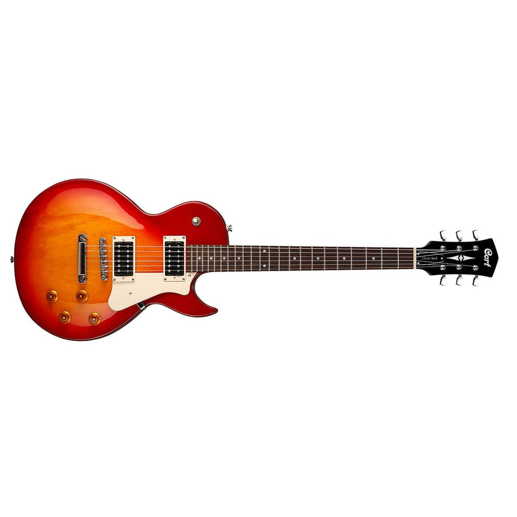 chitarra elettrica sollid body stile les paul cort cr100 crs vista frontale