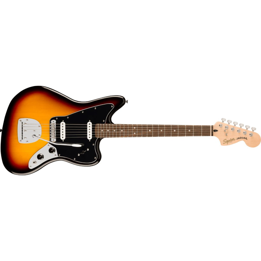 chitarra elettrica squier by fender jaguar affinity lrl bpg 3ts vista frontale