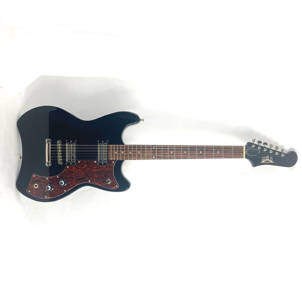chitarra elettrica guild jetstar st black usata vista frontale