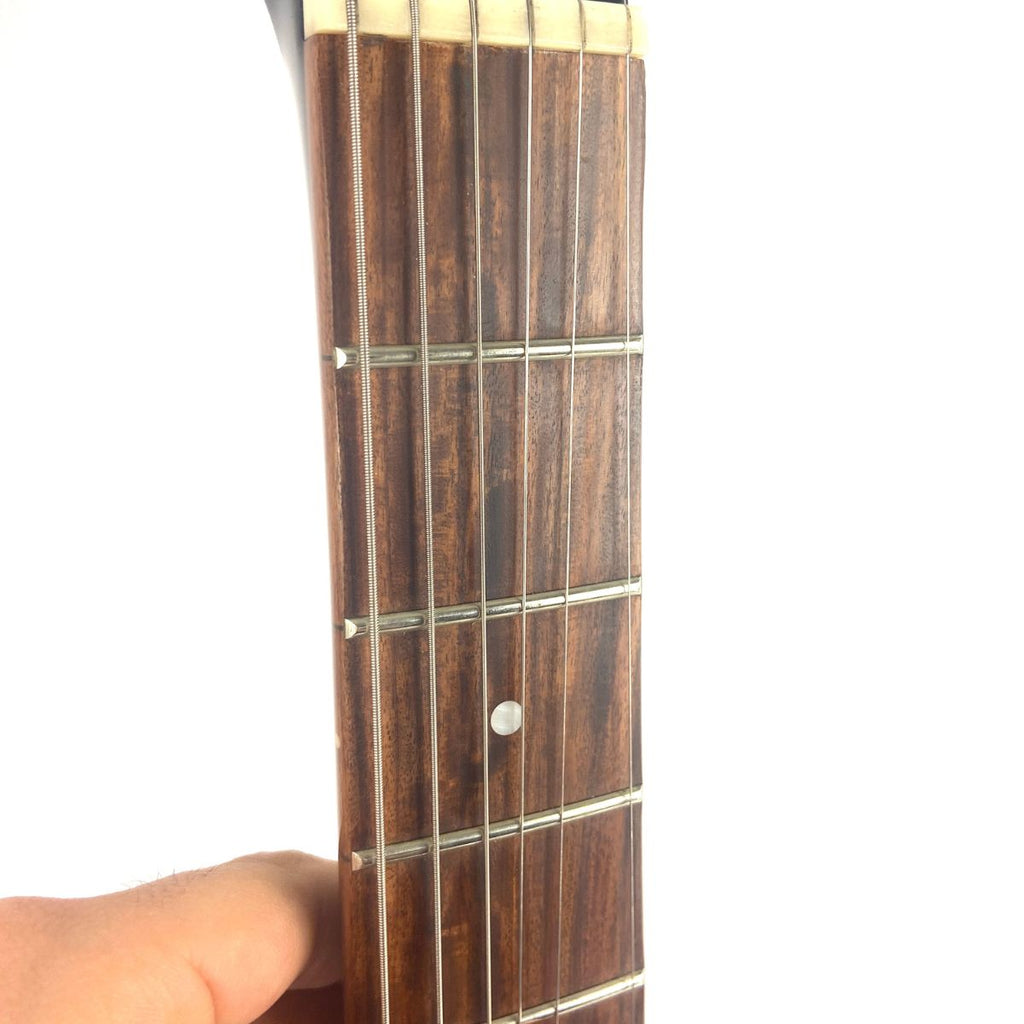 chitarra elettrica guild jetstar st black usata vista della tastiera
