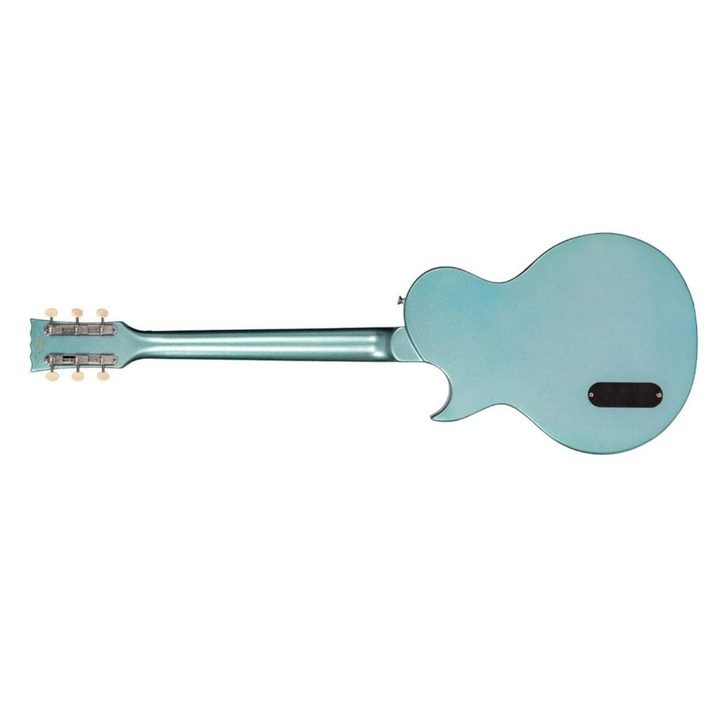 chitarra elettrica vintage v120 reissued gun hill blue vista del retro