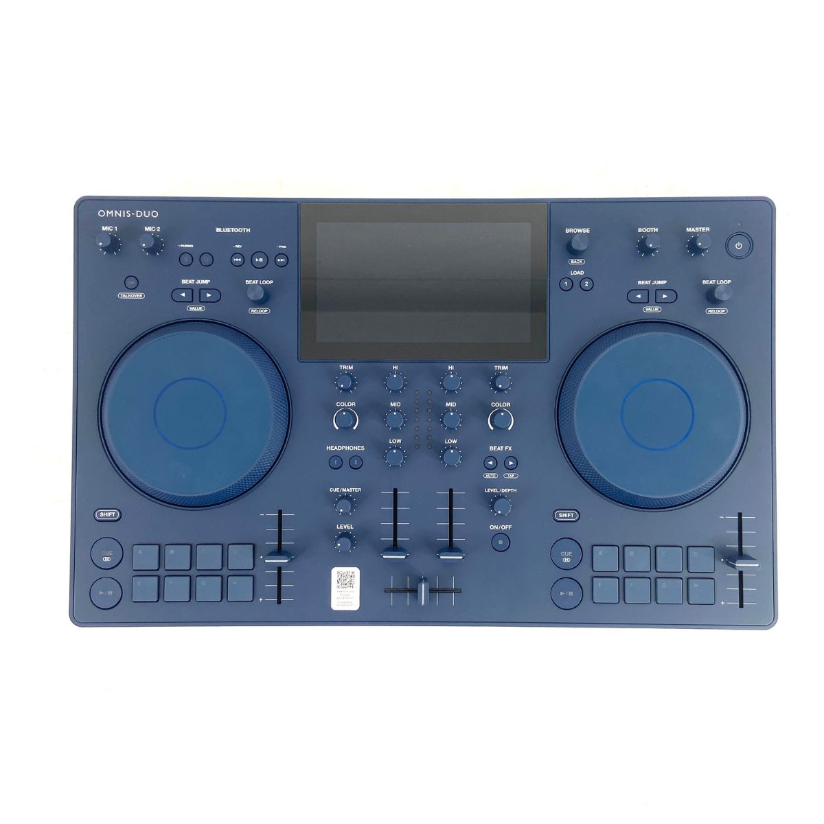 console professionale per dj alphatheta omnis duo ex demo vista frontale
