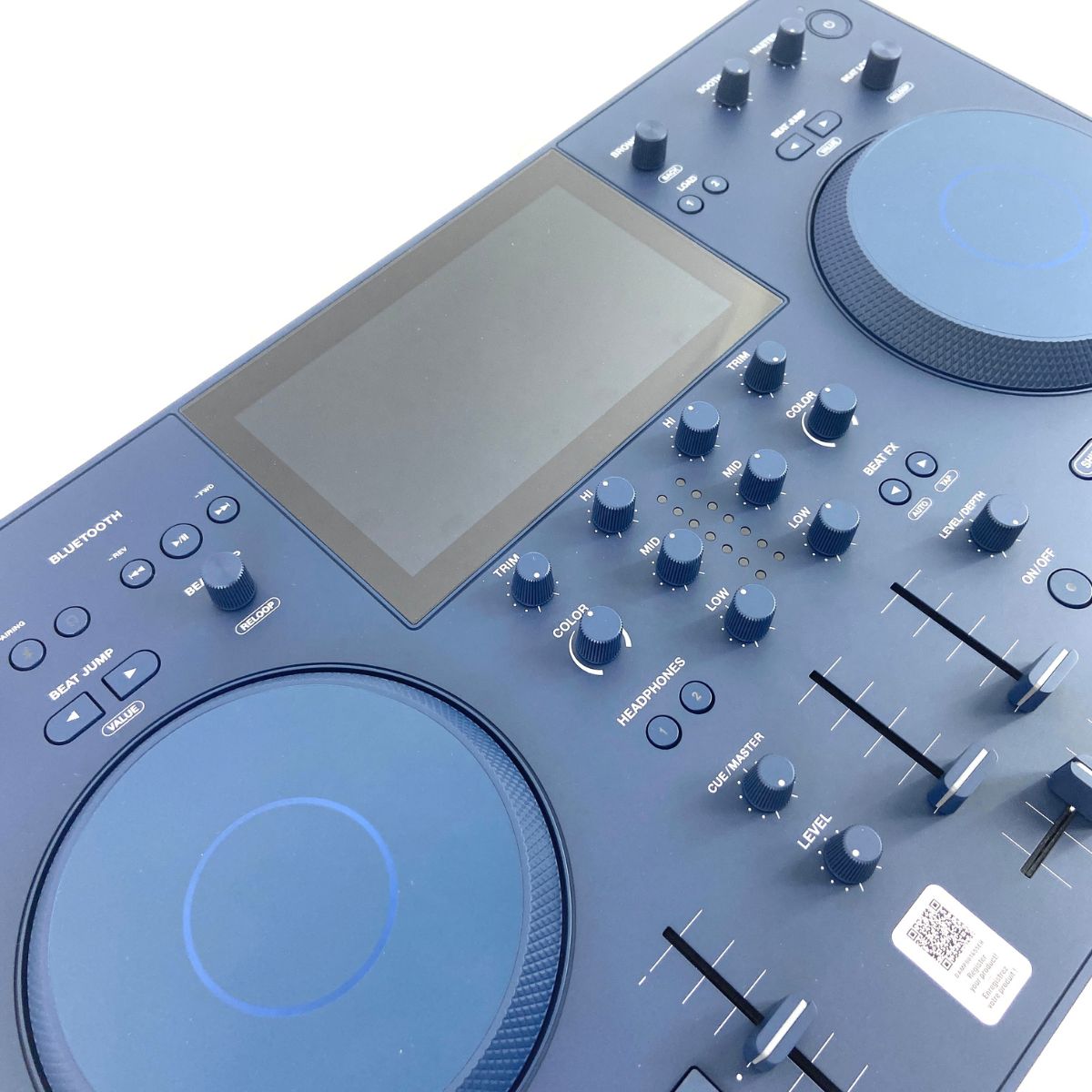 console professionale per dj alphatheta omnis duo ex demo vista del display
