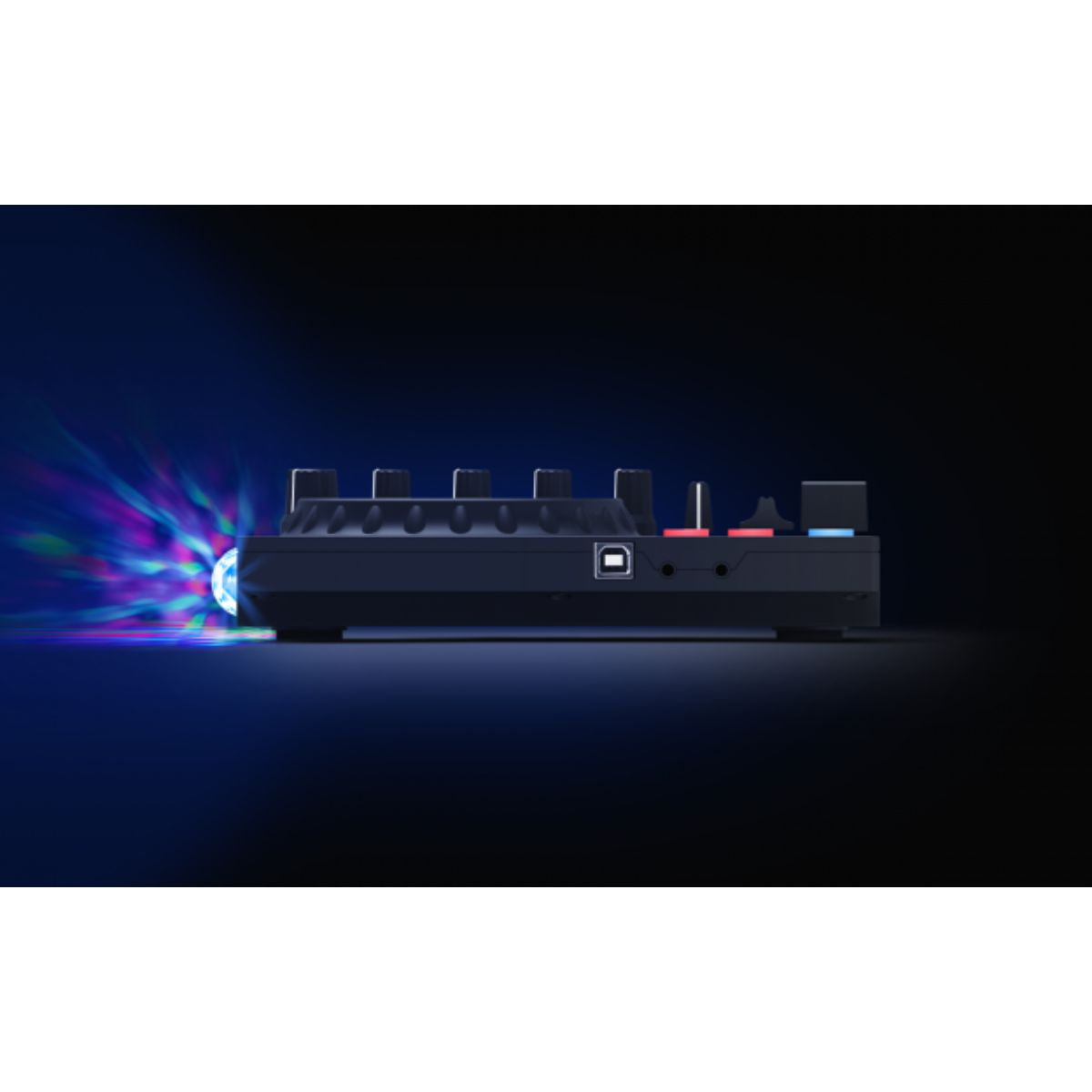 console per dj numark party mix II nuova vista laterale dx