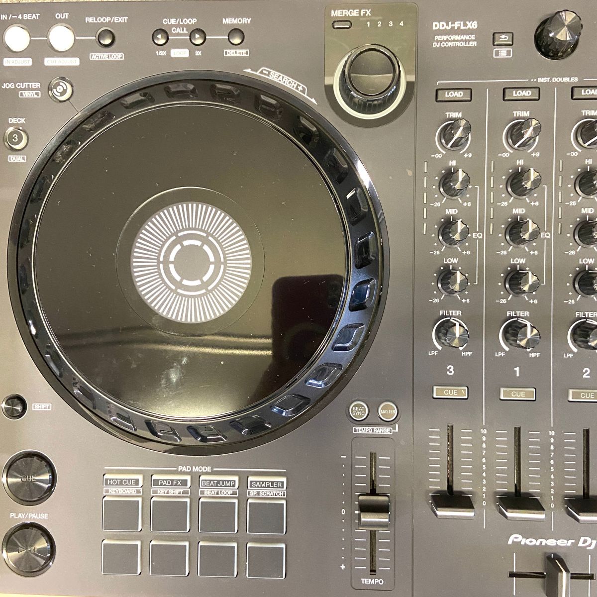 console per dj pioneer ddj-flx6 usata vista frontale sx