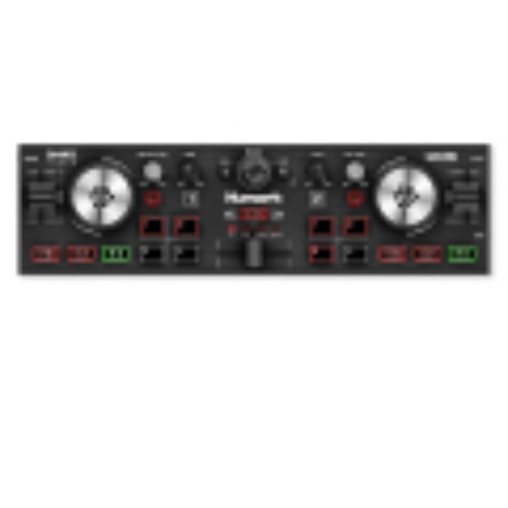 console per dj portatile nunmark dj2go2 touch nuova vista frontale