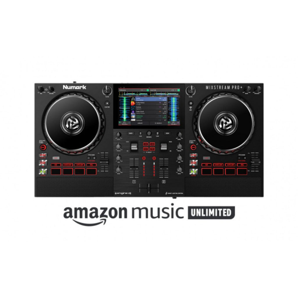 console per dj standalone all in one umark mixstream pro plus vista frontale