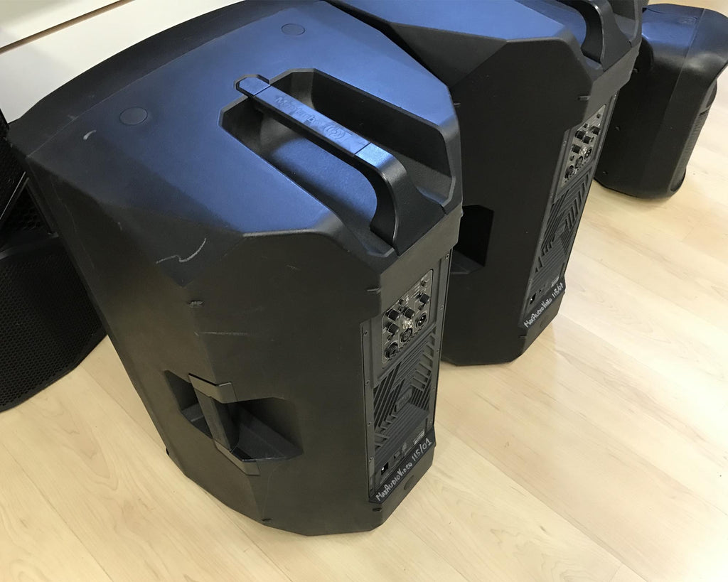 coppia casse montarbo b115 usate vista laterale