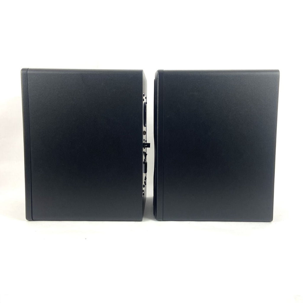 coppia monitor da studio m-audio bx8 d3 usati vista laterale sx