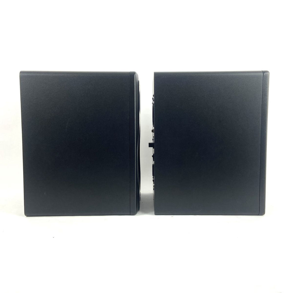 coppia monitor da studio m-audio bx8 d3 usati vista laterale dx