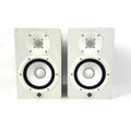 coppia monitor da studio professionali bianchi yamaha hs7 white usate vista frontale