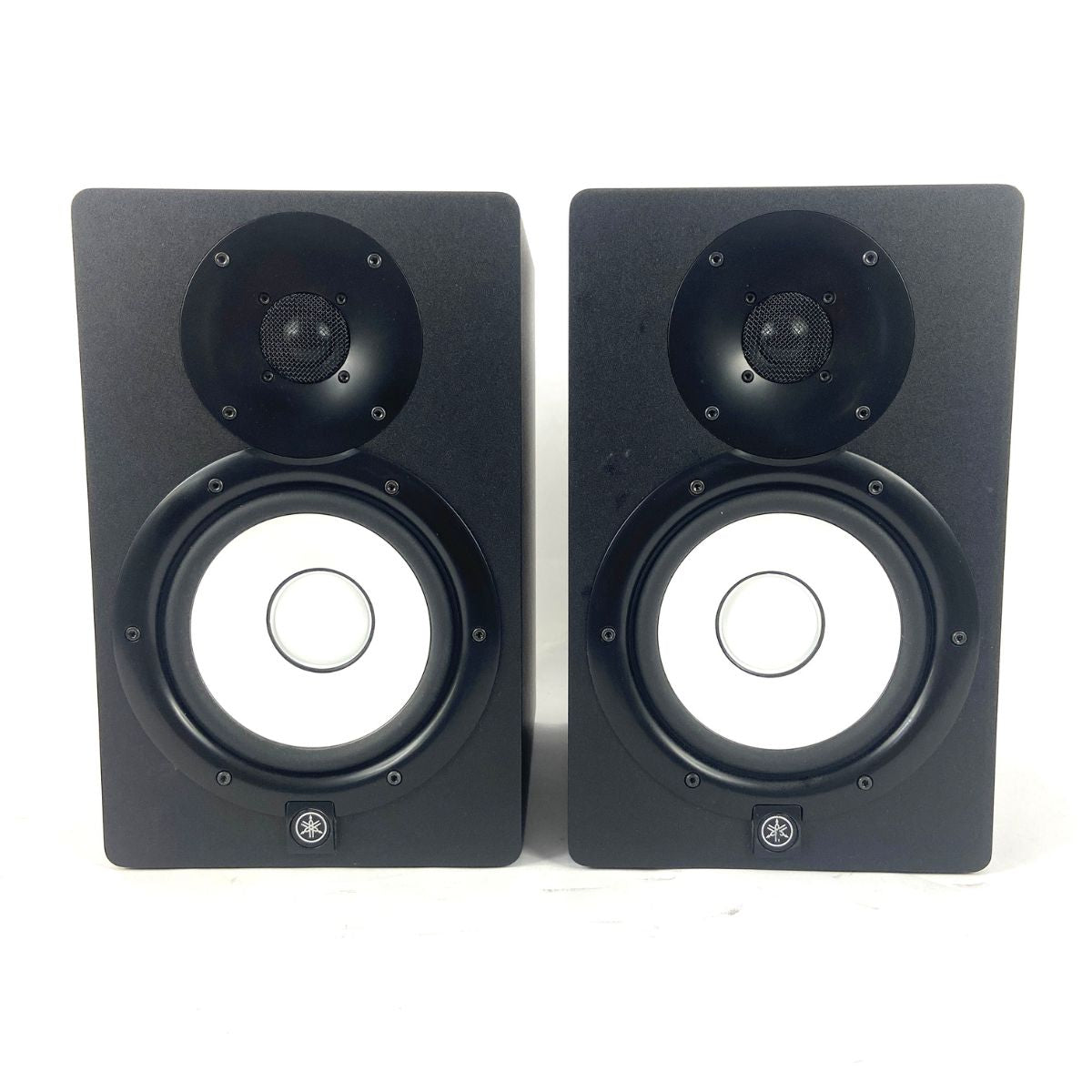 coppia monitor da studio professionali yamaha hs7 nere usate vista frontale