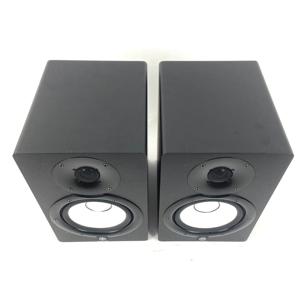coppia monitor da studio professionali yamaha hs7 nere usate vista dall'alto