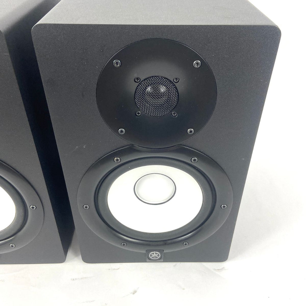 coppia monitor da studio professionali yamaha hs7 nere usate vista frontale dx